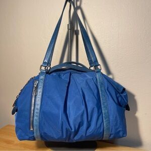 HOBO International Nylon and Leather Details Weekender Bag